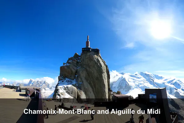 Chamonix-Mont-Blanc and Aiguille du Midi