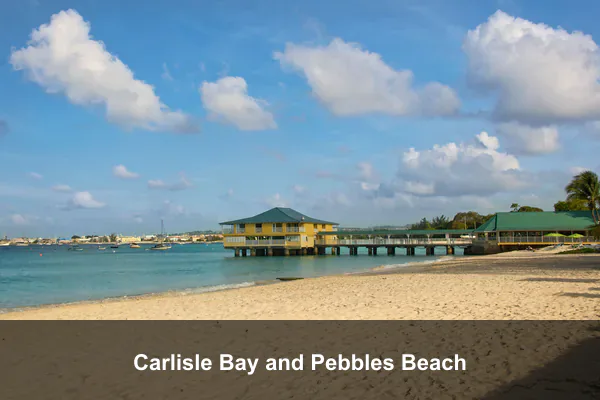 Carlisle Bay and Pebbles Beach