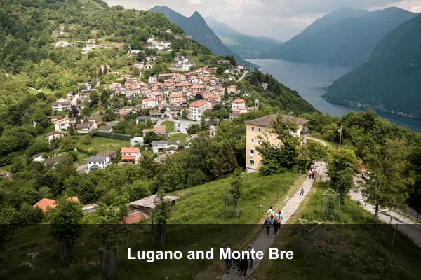 Lugano and Monte Bre
