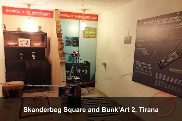 Skanderbeg Square and Bunk'Art 2, Tirana