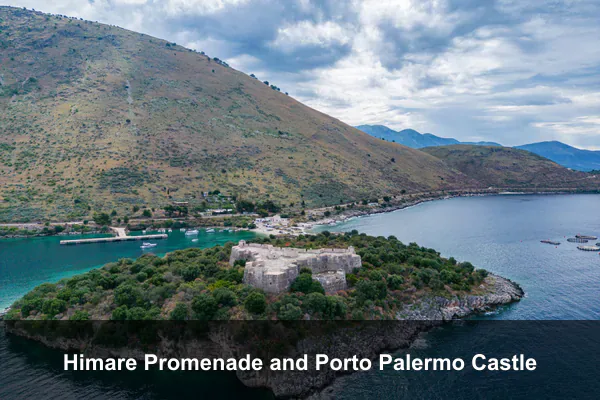 Himare Promenade and Porto Palermo Castle