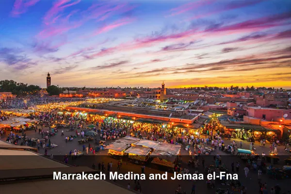 Marrakech Medina and Jemaa el-Fna