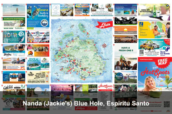 Nanda (Jackie's) Blue Hole, Espiritu Santo