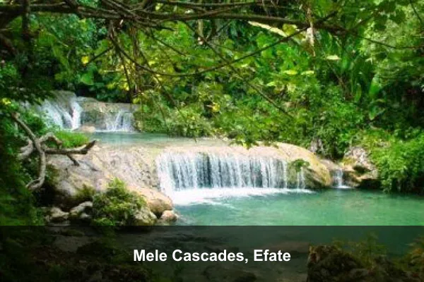Mele Cascades, Efate