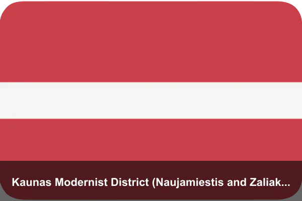 Kaunas Modernist District (Naujamiestis and Zaliakalnis)