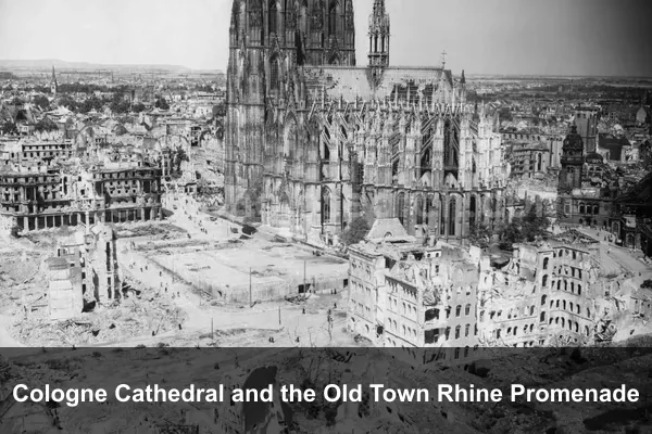Cologne Cathedral and the Old Town Rhine Promenade